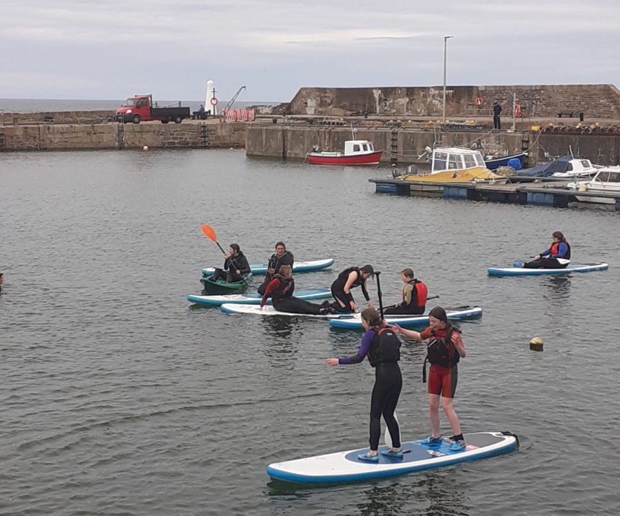 Buckie High Activity Day at Cullen Sea School